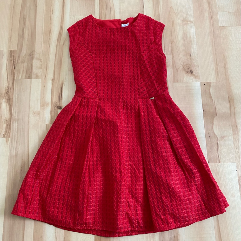 Mayoral Girls Red Dress